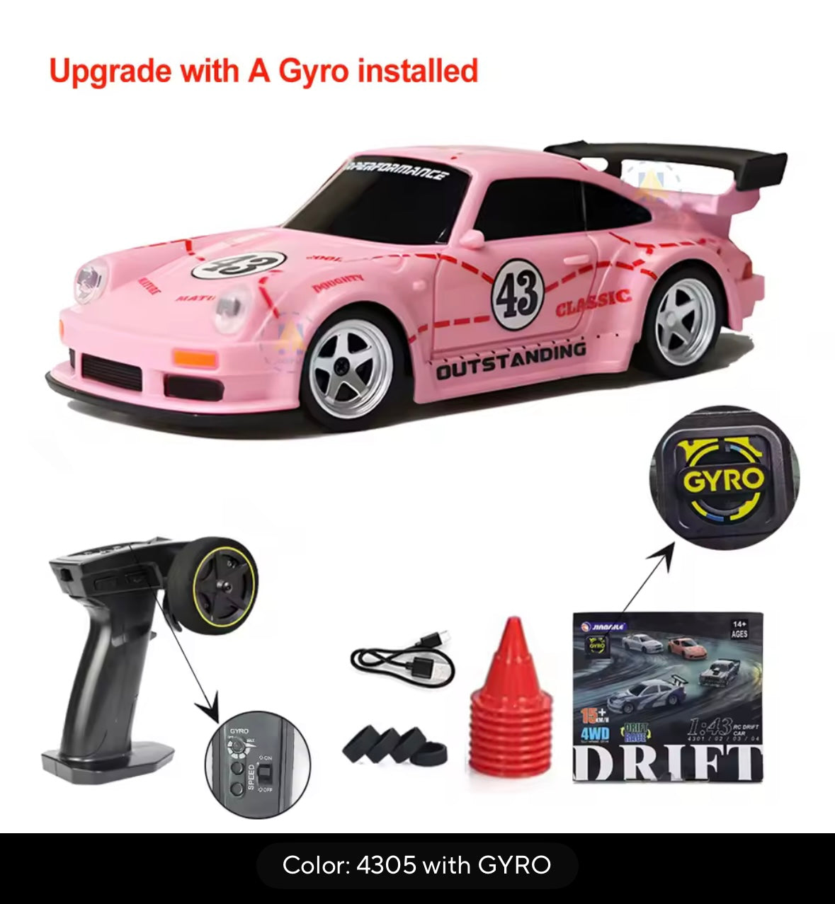 Small RC drift car