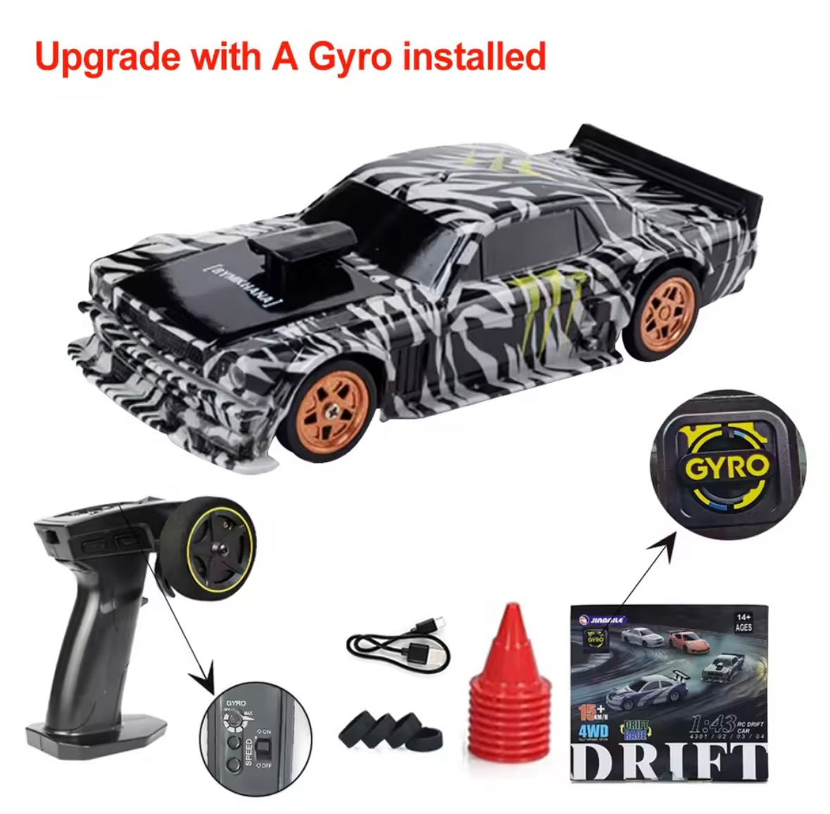 Small RC drift car
